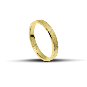 Βέρες Γάμου σετ χρυσές με σαγρέ επιφάνεια - themelidisjewels